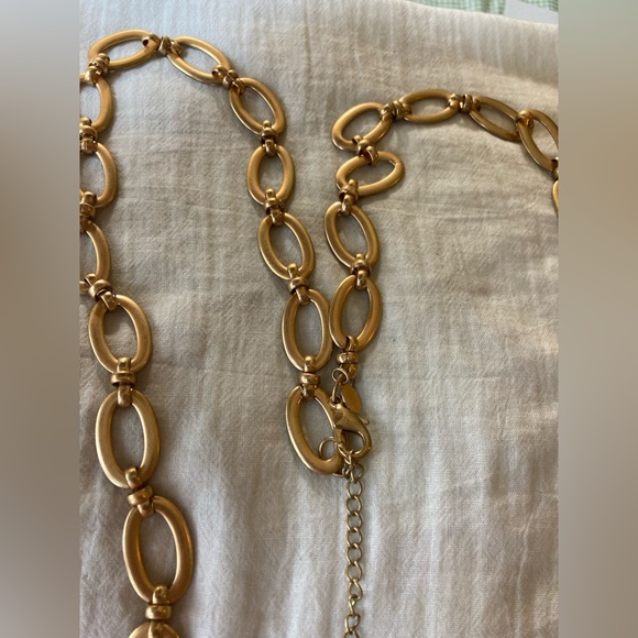 Chicos Gold Tone Libk Chain Necklace‎ - Picture 1 of 7